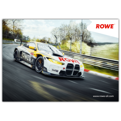 ROWE Poster – BMW M4 GT3 Sideview