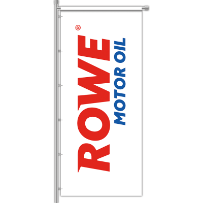 ROWE Hissflagge - Logo ROWE MOTOR OIL